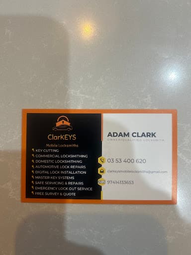 ClarKEYS Mobile Locksmiths — Customer photo