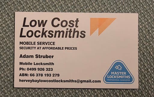 Low Cost Locksmiths - Mobile - Hervey Bay — Customer photo